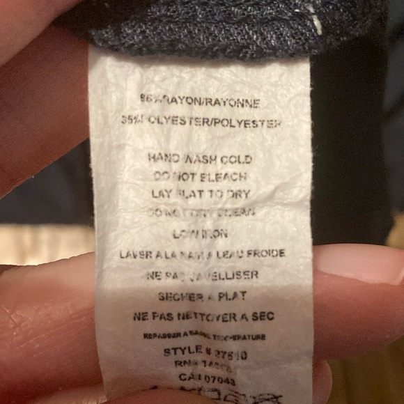 Monteau Black Wrap Top - Picture 7 of 7